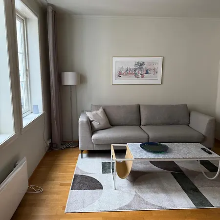 Romslig Midt I Sentrum - Komfort Med Kvalitetsenger Og Dyner Appartement