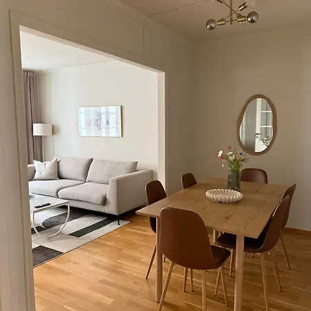 Appartement Romslig Midt I Sentrum - Komfort Med Kvalitetsenger Og Dyner