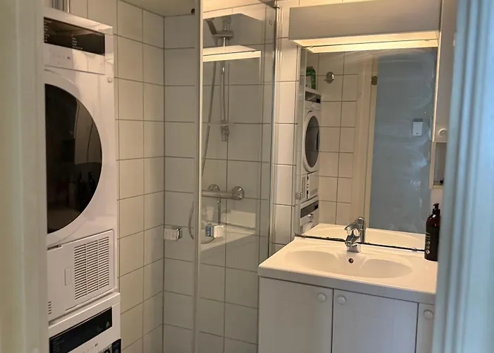 アパート Romslig Midt I Sentrum - Komfort Med Kvalitetsenger Og Dyner ベルゲン